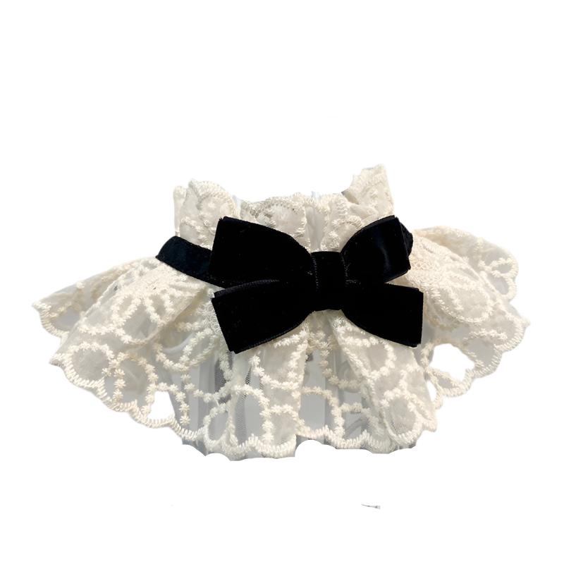 Lace and Velvet Dog Scarf Bow Tie for Special Occasions big dogs big hugs, Ltd.