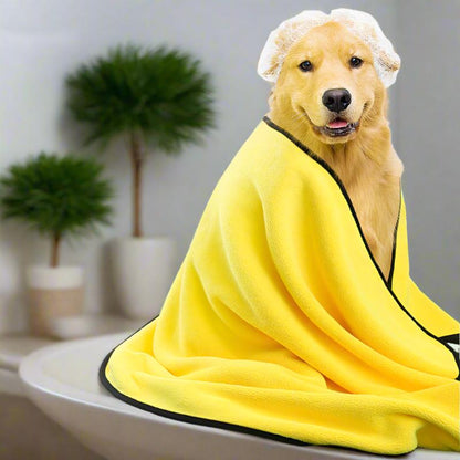 Drying Towel for Dog Bath, Quick-Drying and Super Absorbent Soft Microfiber Pet Towel big dogs big hugs, Ltd.