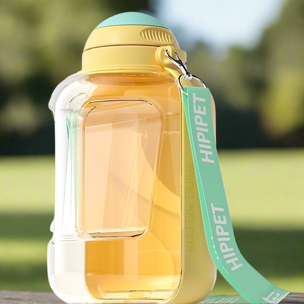 Dog Large Capacity Pet Outing Drinking Water Bottle-YELLOW_1.5L water capacity- big dogs big hugs, Ltd.