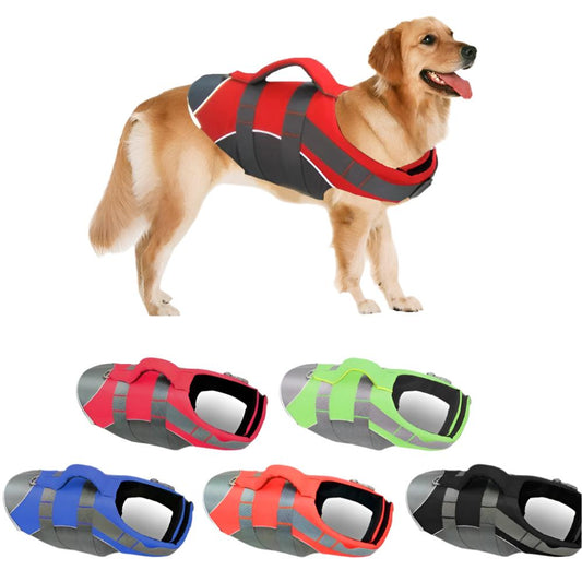 Adjustable Dog Life Jacket for Water Safety: Reflective Strips and Front Float big dogs big hugs, Ltd.