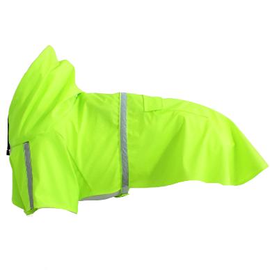 Stylish and Waterproof Large Dog Raincoat with Reflective Strips big dogs big hugs, Ltd.- fluorescent green