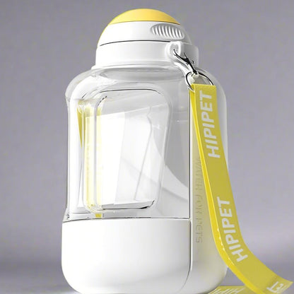 Dog Large Capacity Pet Outing Drinking Water Bottle-WHITE_1L water_300 ml food capacitybig dogs big hugs, Ltd.