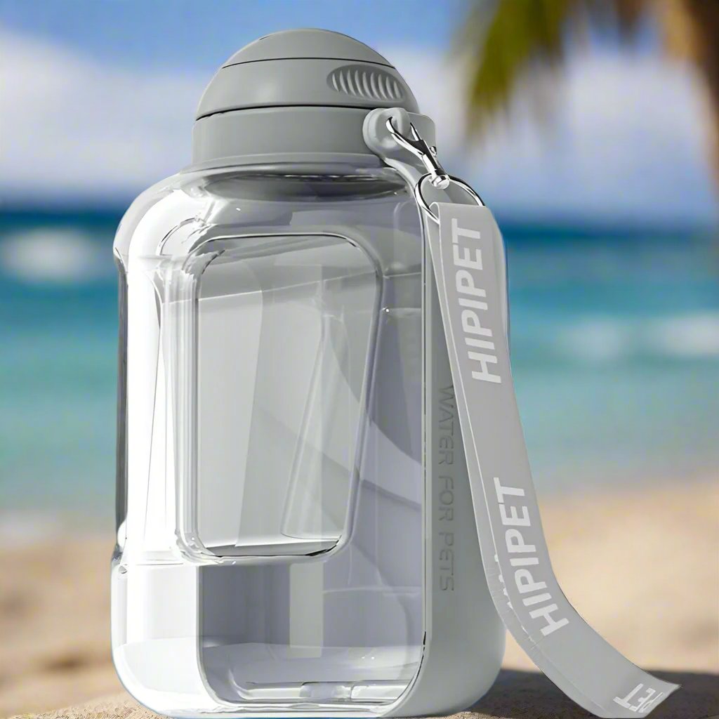 Dog Large Capacity Pet Outing Drinking Water Bottle-GRAY_1.5L water capacity- big dogs big hugs, Ltd.