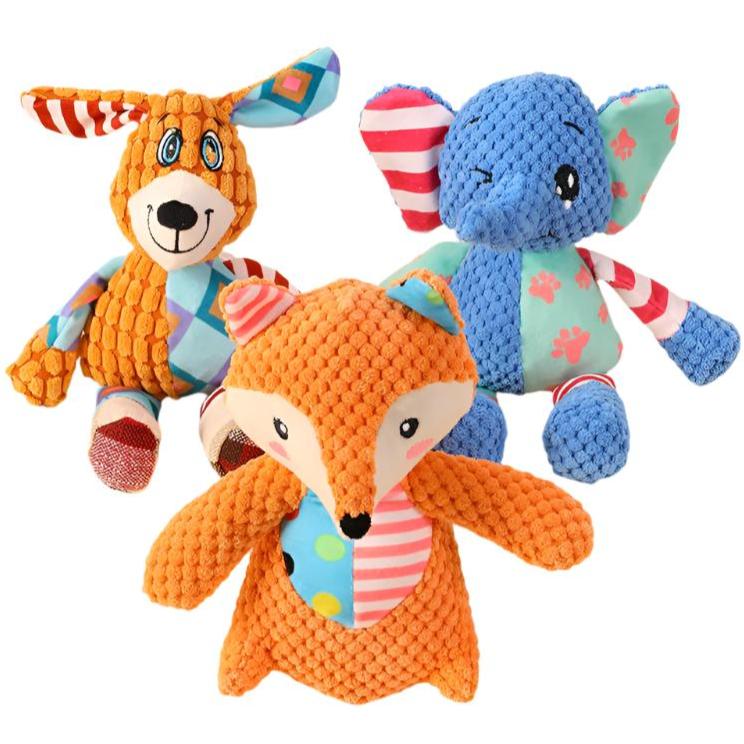 Animal Plush Dog Squeaky Toy: Puppy Chew Toy, Bite-Resistant big dogs big hugs, Ltd.