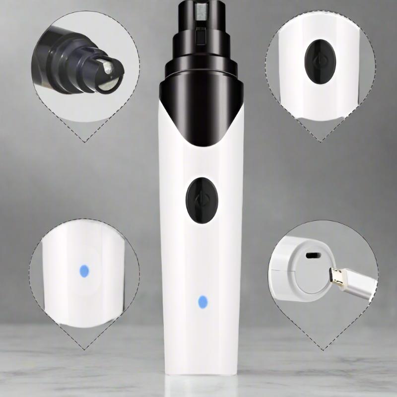 Quiet and Painless Pet Nail Grinder with USB Charging - Big Dogs Big Hugs, Ltd.
