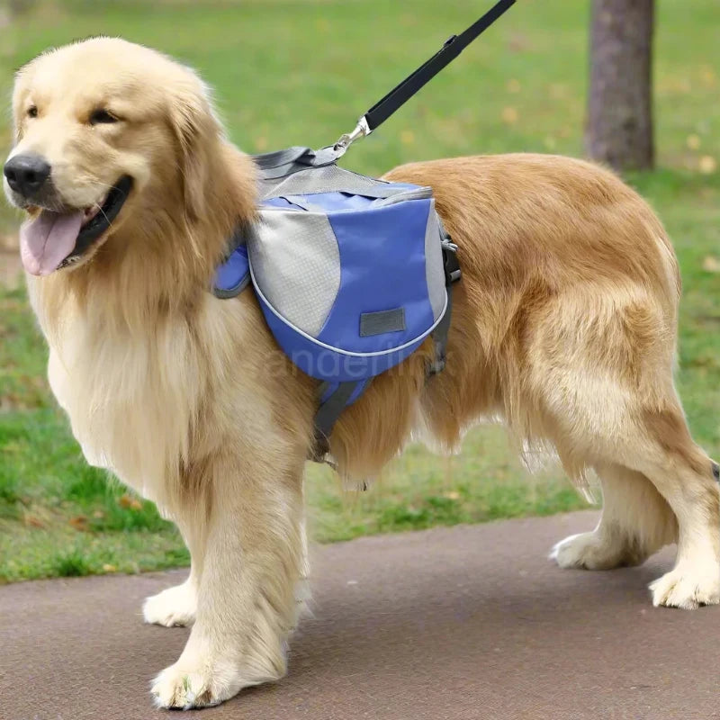 Durable Dog Backpack for Outdoor Training and Snack Carrier - Medium to Large Sizes Big Dogs Big Hugs